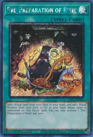 Pre-Preparation of Rites (Platinum Secret Rare) [RA01 - RA01-EN055]