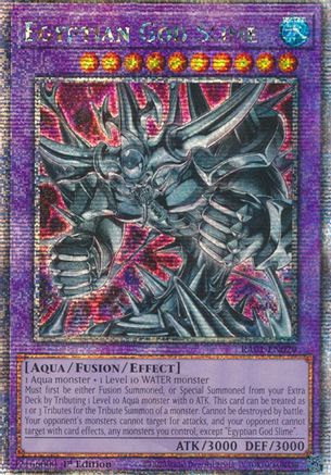 Egyptian God Slime (Quarter Century Secret Rare) [RA01 - RA01-EN029]
