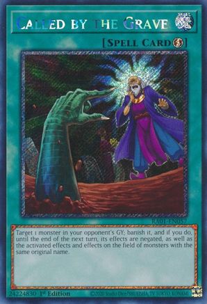 Called by the Grave (Platinum Secret Rare) [RA01 - RA01-EN057]