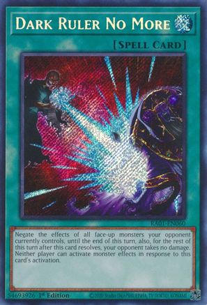 Dark Ruler No More (Secret Rare) [RA01 - RA01-EN060]