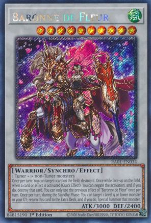 Baronne de Fleur (Platinum Secret Rare) [RA01 - RA01-EN034]