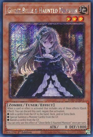 Ghost Belle & Haunted Mansion (Platinum Secret Rare) [RA01 - RA01-EN011]