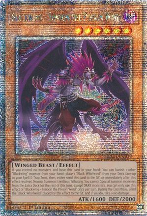 Blackwing - Simoon the Poison Wind (Quarter Century Secret Rare) [RA01 - RA01-EN012]