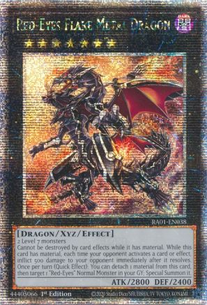 Red-Eyes Flare Metal Dragon (Quarter Century Secret Rare) [RA01 - RA01-EN038]