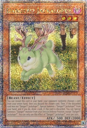 Danger!? Jackalope? (Quarter Century Secret Rare) [RA01 - RA01-EN013]