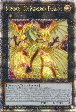 Number 100: Numeron Dragon (Quarter Century Secret Rare) [RA01 - RA01-EN039]