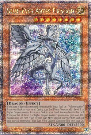 Blue-Eyes Abyss Dragon (Quarter Century Secret Rare) [RA01 - RA01-EN016]