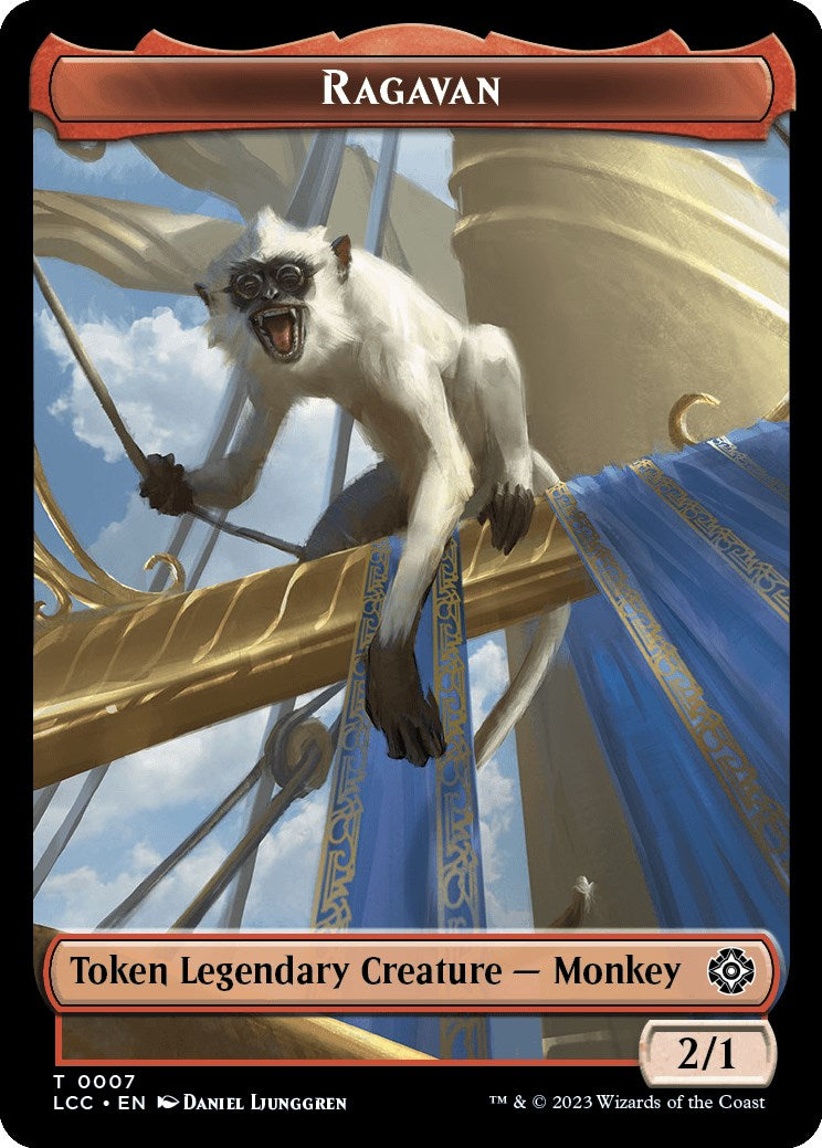 Ragavan // Treasure Double-Sided Token [LCC - 7 // 18]