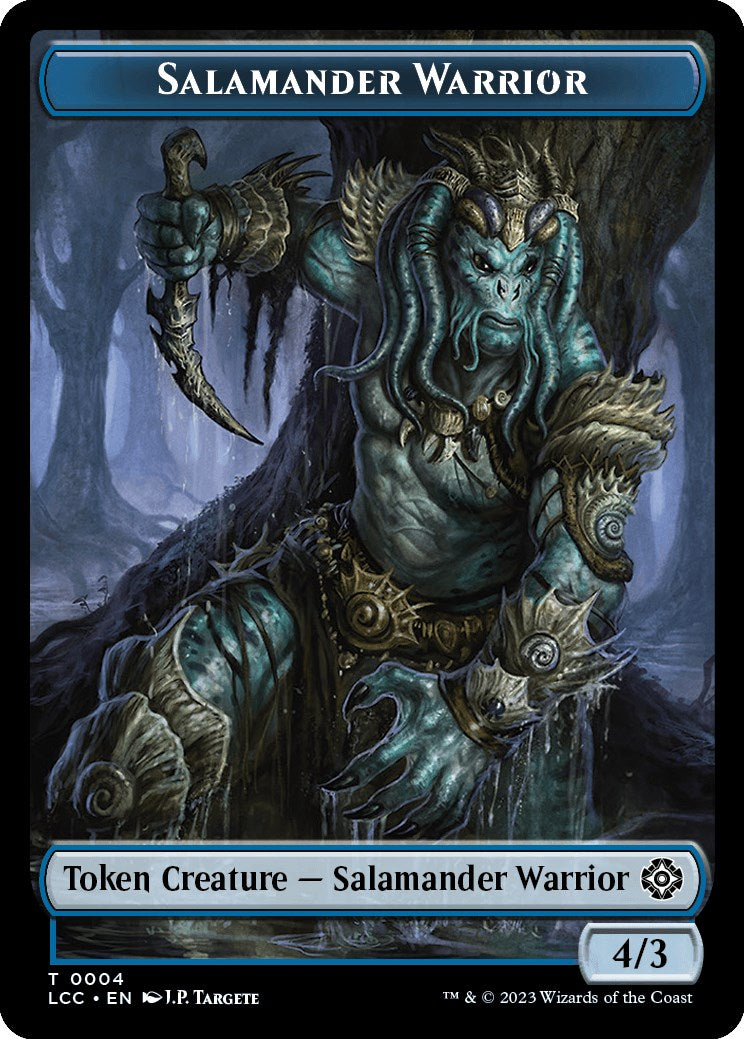 Salamander Warrior // Treasure Double-Sided Token [LCC - 4 // 18]