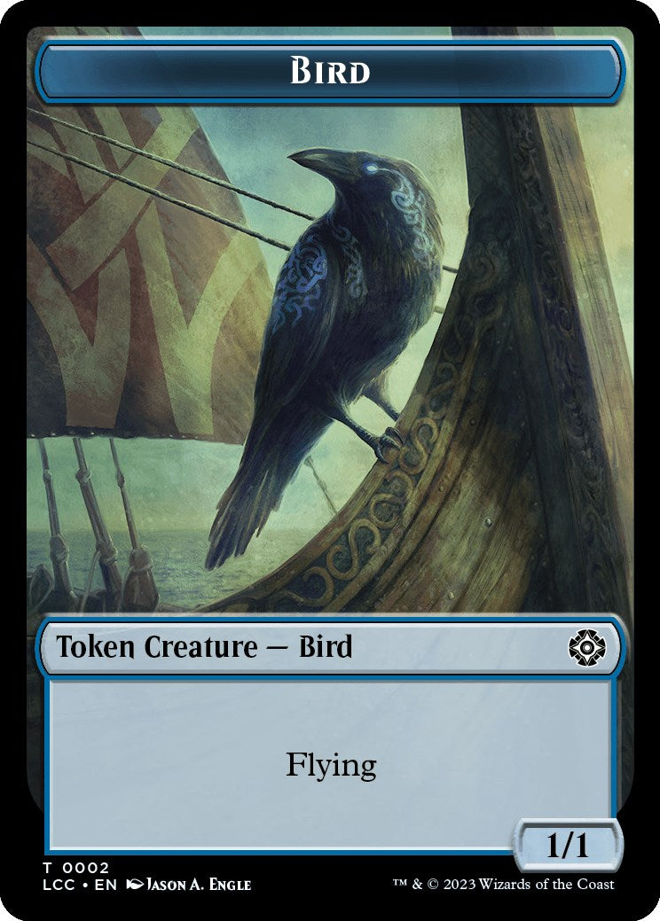Bird // Merfolk (0003) Double-Sided Token [LCC - 2 // 3]