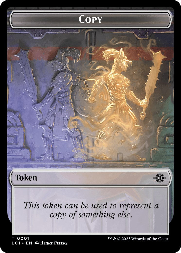Copy // Dinosaur Double-Sided Token [LCC - 1 // 10]