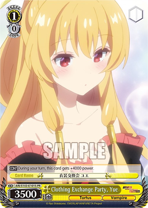 Clothing Exchange Party, Yue (Foil) [ARI/S103-E101S PR]