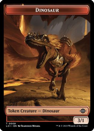 Dinosaur Token (0009) (LCI-009) - The Lost Caverns of Ixalan