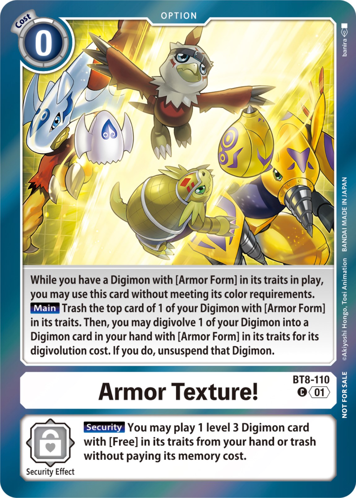 Armor Texture! (Blast Ace Double Pack Set) [BT08 - BT8-110 C]