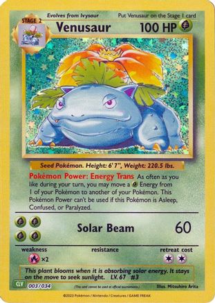 Venusaur [CL - 003/034]