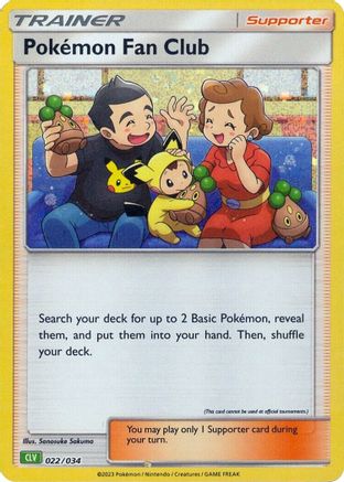 Pokemon Fan Club (CLV) [CL - 022/034]