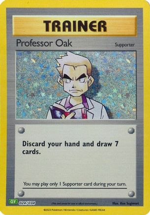 Professor Oak (CLV) [CL - 024/034]