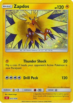 Zapdos [CL - 012/034]