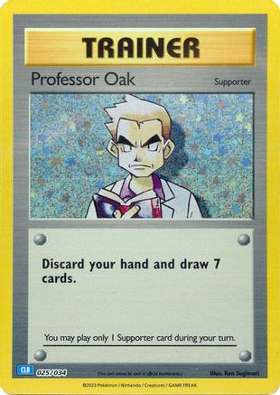 Professor Oak (CLB) [CL - 025/034]