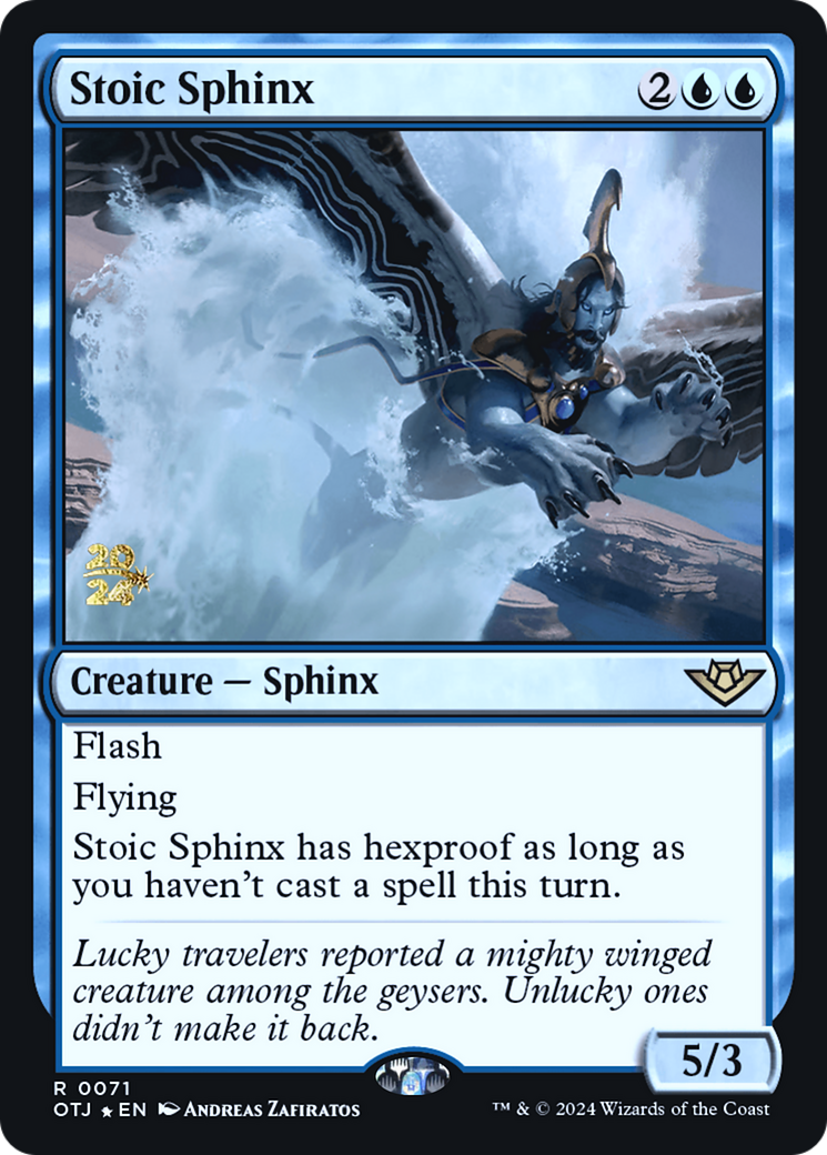 Stoic Sphinx [PRE - 71]