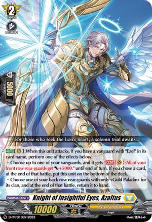 Knight of Insightful Eyes, Azaltus (D-PR/310EN) - D Promo Cards