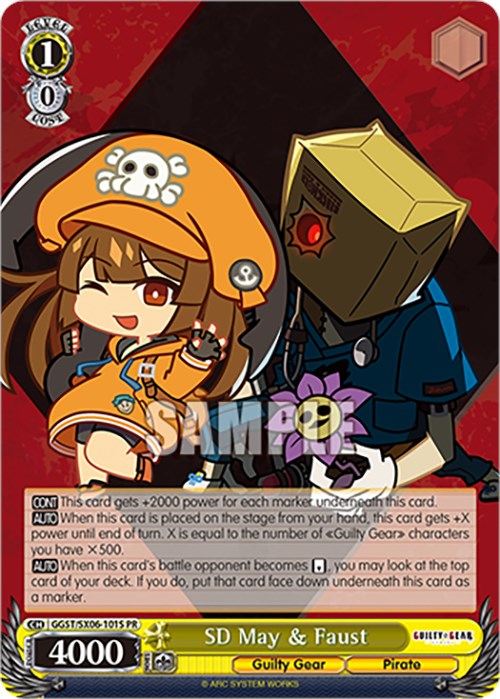SD May & Faust (Foil) [GGST - GGST/SX06-101S PR]