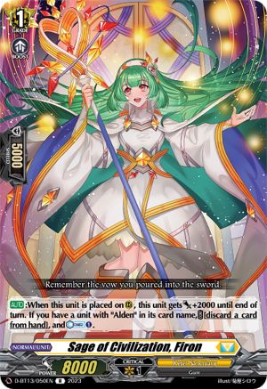 Sage of Civilization, Firon [D-BT13 - D-BT13/050EN]