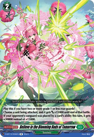 Believe in the Blooming Buds of Tomorrow [D-BT13 - D-BT13/056EN]