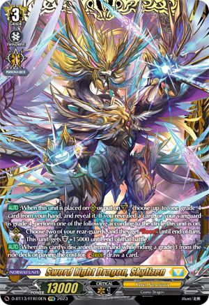 Sword Light Dragon, Skylizen (FFR) (D-BT13/FRR10EN) - Flight of Chakrabarthi