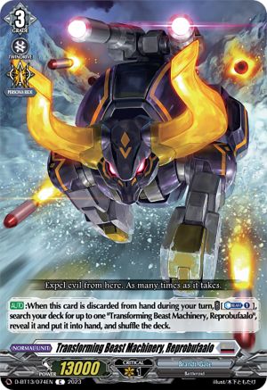 Transforming Beast Machinery, Reprobufaalo [D-BT13 - D-BT13/074EN]