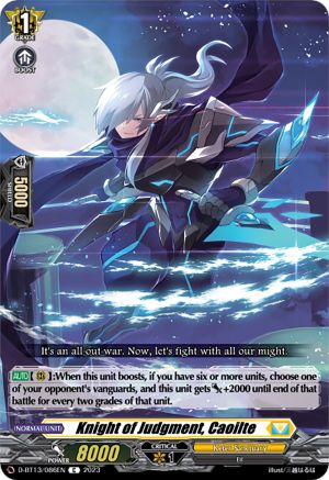 Knight of Judgment, Caoilte [D-BT13 - D-BT13/086EN]