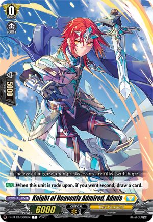 Knight of Heavenly Admired, Admis [D-BT13 - D-BT13/088EN]