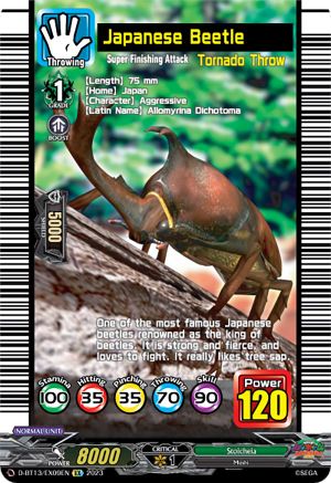 Japanese Beetle (D-BT13/EX09EN) - D-BT13: Flight of Chakrabarthi