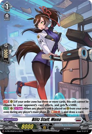 Blitz Staff, Muna (Foil) (D-PR/293EN-S) - D Promo Cards