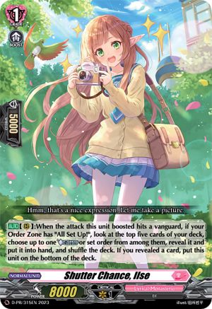 Shutter Chance, Ilse (D-PR/315EN) - D Promo Cards