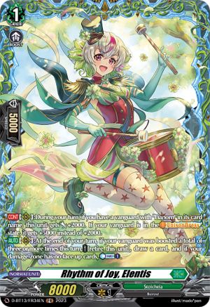 Rhythm of Joy, Elentis (FR) (D-BT13/FR34EN) - D-BT13: Flight of Chakrabarthi