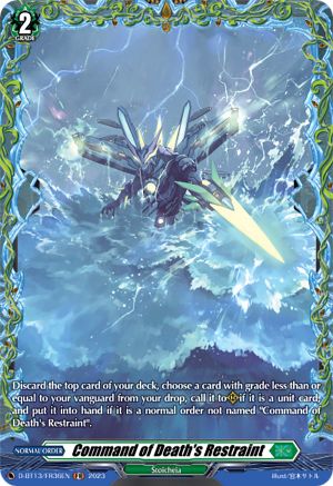 Command of Death's Restraint (FR) (D-BT13/FR36EN) - D-BT13: Flight of Chakrabarthi