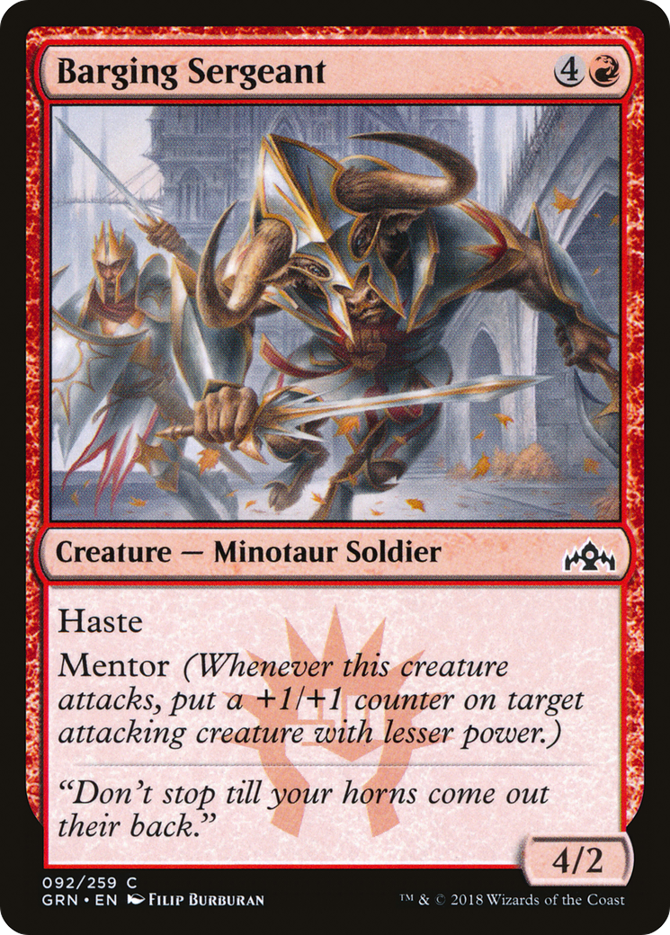 Barging Sergeant [GRN - 92]