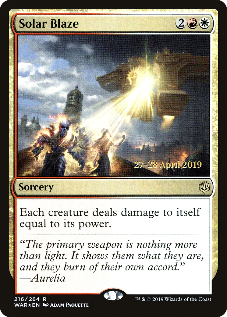 Solar Blaze [PRE - 216]