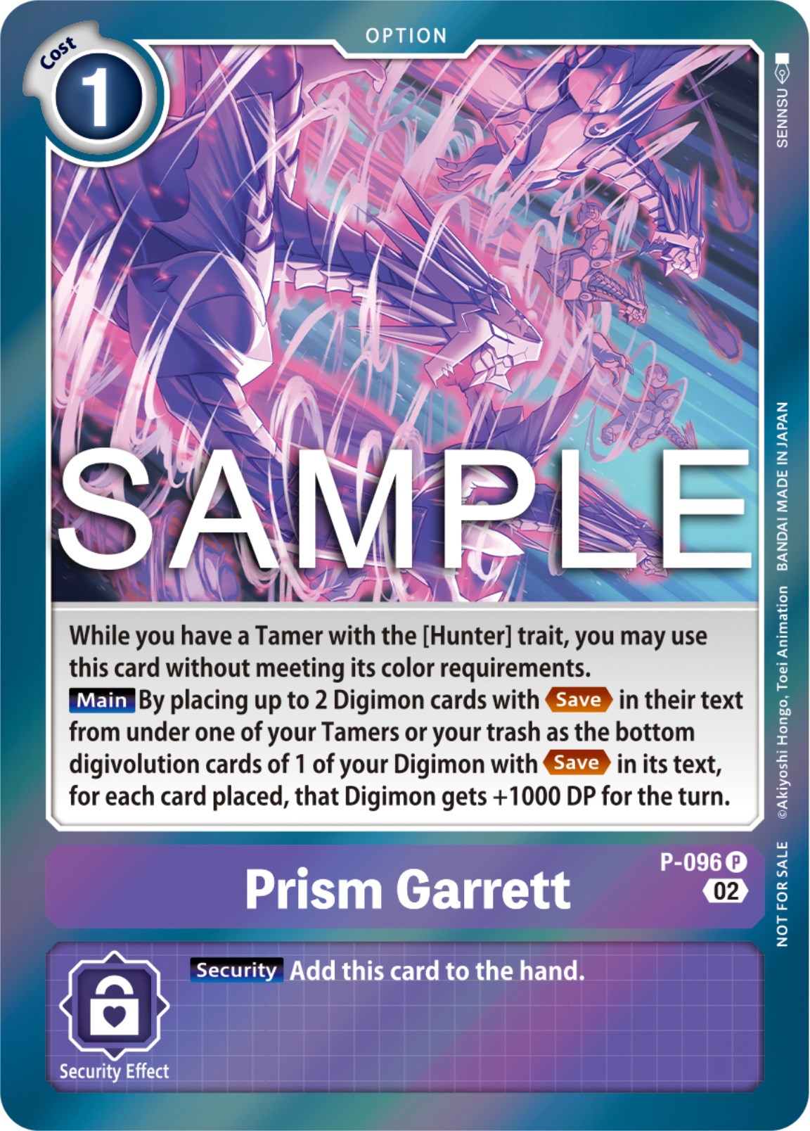 Prism Garrett - P-096 (3rd Anniversary Update Pack) [D-PR - P-096 P]