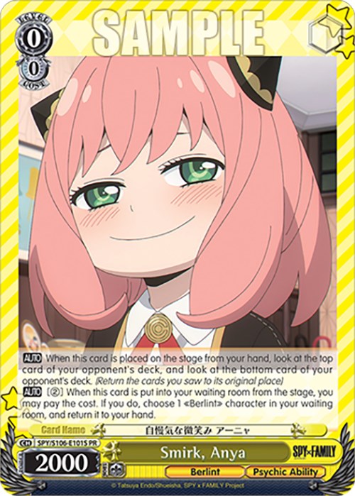 Smirk, Anya (Foil) [SPY - SPY/S106-E101S PR]