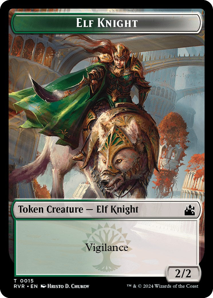 Elf Knight // Sphinx Double-Sided Token [RVR - 15 // 17]