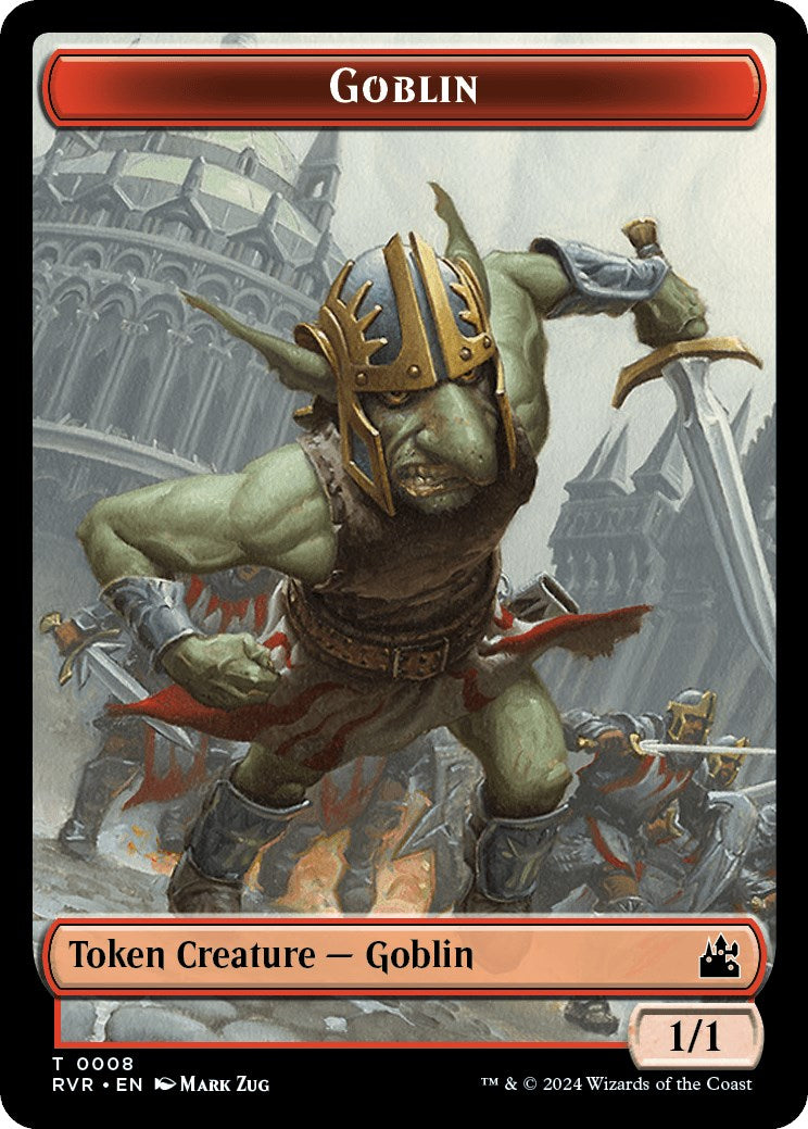Goblin (0008) // Wurm Double-Sided Token [RVR - 8 // 13]