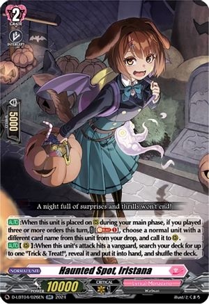 Haunted Spot, Iristana (D-LBT04/026EN) - D-LBT04: Lyrical Monasterio ~Trick or Trick!~