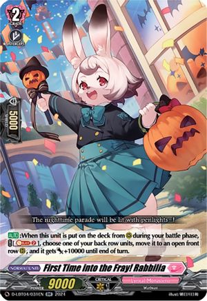 First Time into the Fray! Rabbilia (D-LBT04/031EN) - D-LBT04: Lyrical Monasterio ~Trick or Trick!~