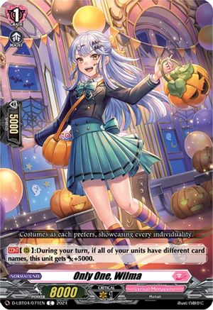 Only One, Wilma (D-LBT04/071EN) - D-LBT04: Lyrical Monasterio ~Trick or Trick!~