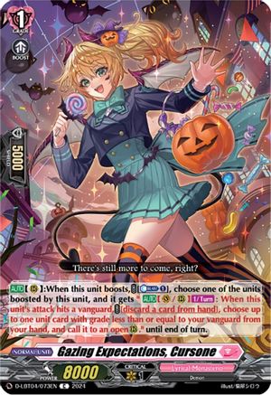 Gazing Expectations, Cursone (D-LBT04/073EN) - D-LBT04: Lyrical Monasterio ~Trick or Trick!~