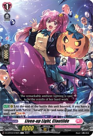 Liven-up Light, Clautilde (D-LBT04/078EN) - D-LBT04: Lyrical Monasterio ~Trick or Trick!~