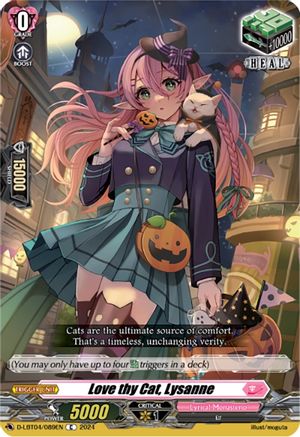 Love thy Cat, Lysanne (D-LBT04/089EN) - D-LBT04: Lyrical Monasterio ~Trick or Trick!~