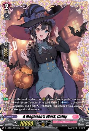 A Magician's Work, Colby (FR) (D-LBT04/FR10EN) - D-LBT04: Lyrical Monasterio ~Trick or Trick!~